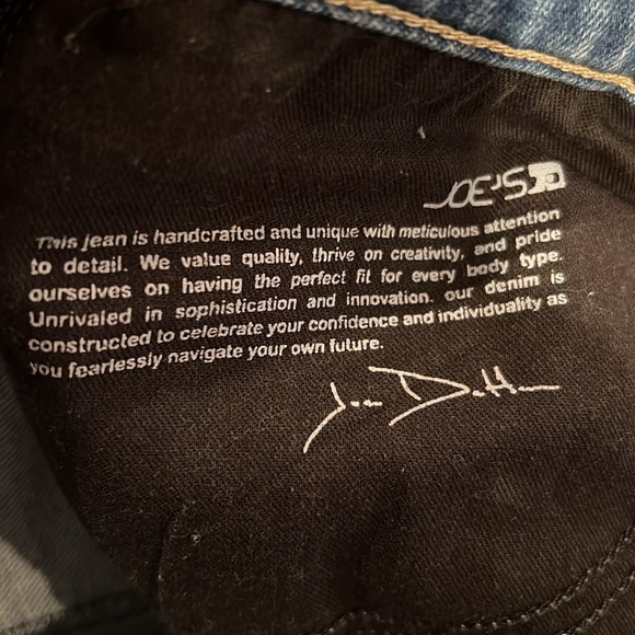 Joe’s Jeans The Bobby Singular women’s  tapered Distressed Jeans, size 26, NWOT - Picture 12 of 12